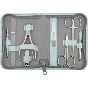 Manicuresets voor dames & heren set van 8 stuks. Inclusief nagelknipper en glazen nagelvijl – Manicure set Pedicure Kit- Voor natuurlijke, gelakte en geverfde nagels