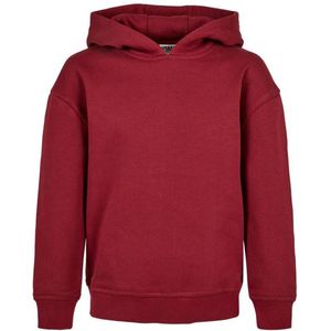 Urban Classics - Oranic Kinder hoodie/trui - Kids 122/128 - Bordeaux rood