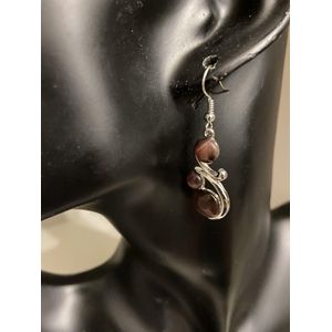 Oorbellen met stenen (paars) | Moederdag | Verjaardagscadeau| Cadeautje| Valentijnsdag| Kado | sieraden | vaderdag | oorbellen | oorsieraden