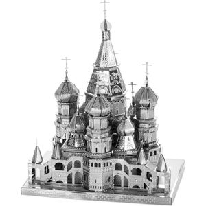 3d Bouwpakket - kasteel-kathedraal -Saint Basil's Cathedral -metaal -Bouwset - Modelbouw -3D Bouwmodel - DIY 3d puzzel