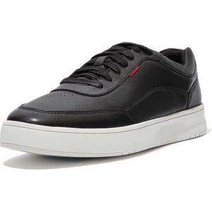 Fitflop™ Mannen Leren  Lage sneakers / Herenschoenen  Rally Leather - Zwart - Maat 45