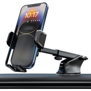 Universele mobiele telefoonhouder voor in de auto met zuignap, 3-in-1 mobiele telefoonhouder voor in de auto voor het windscherm, ventilatie, 360° draaibare mobiele telefoonhouder voor in de auto, autohouder voor mobiele telefoon.