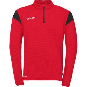 Uhlsport Squad 27 Ziptop Heren - Rood / Zwart | Maat: M