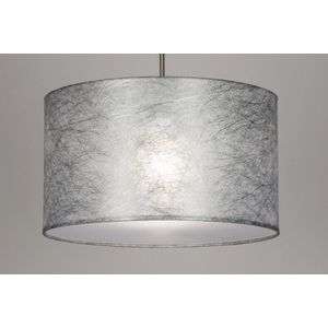 Lumidora Hanglamp 30381 - DONNA - E27 - Zilvergrijs - Textiel - ⌀ 45 cm