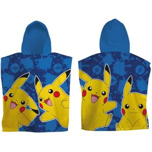 Pokemon - Poncho - Sneldrogend - Pokémon - Badponcho - 50 x 100 cm.
