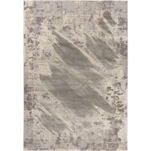 Lalee Monet | Modern Vloerkleed Laagpolig | Silver | Tapijt | Karpet | Nieuwe Collectie 2024 | Hoogwaardige Kwaliteit | 160x230 cm