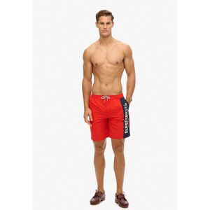 Superdry - Gerecyclede Sportswear boardshort met logo - 48 cm - Heren - Zwembroeken