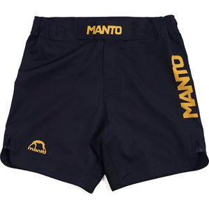 Manto - Fight shorts Stripe 2.0 - Vechtsport Shorts - Zwart - Maat XL