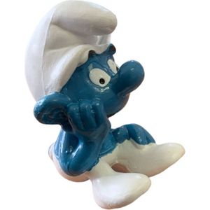 De denkende smurf - speelfiguurtje / Poppetje - Filosoof smurf - 5,5 cm - Schleich