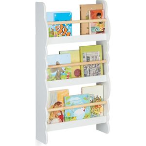 boekenrek kind - wolk - 3 planken - 80 x 42,5 x 14 cm - wandrek - kinderkamer