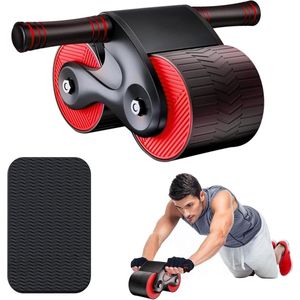 Automatische Rebound Buiktrainer - Rollenwiel voor Core Training Thuis