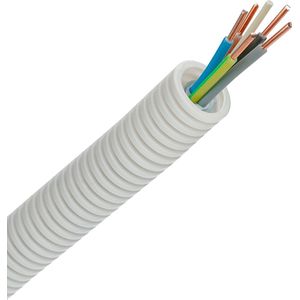 Snelflex flexibele buis VOB draad 5G2.5mm2 - 20mm per rol 50 meter (SF5G25M)