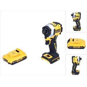 DeWalt DCF 850 N accu-slagmoersleutel 18 V 205 Nm 1/4"" borstelloos + 1x oplaadbare accu 2.0 Ah - zonder oplader