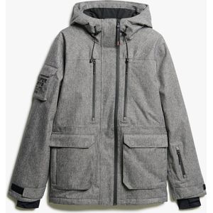 Superdry SKI PEAK RESCUE JACKET Heren Wintersportjas - Dark Grey Marl - Maat L