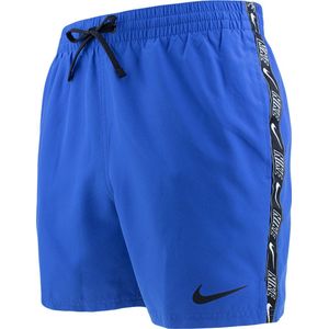 Nike zwemshort tape logo blauw - XL
