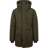 Didriksons - Parka Akilles Olijfgroen - Heren - Maat XL - Regular-fit