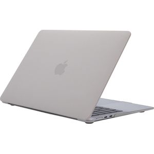Mobigear Laptophoes geschikt voor Apple MacBook Air 15 Inch (2023-2024) Hoes Hardshell Laptopcover MacBook Case | Mobigear Cream Matte - Grijs - Model A2941