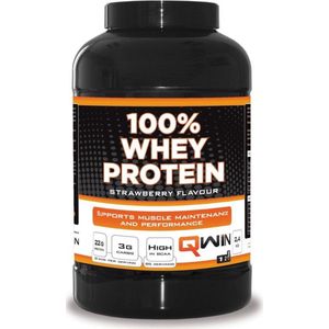 QWIN 100% Whey Protein Strawberry - 2400 g