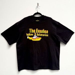 The Beatles - Logo & Sub Heren T-shirt - 2XL - Zwart