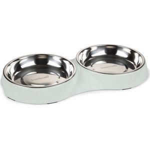 Beeztees Smickle - Dinerset Kat - Mint - 35x18x3 cm - 2x 420 ml