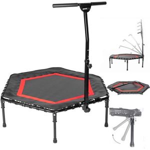 PolkaHome Mini trampoline - Fitness trampoline - Kinder trampoline - Mini trampoline volwassenen - Kleine trampoline - Must have!