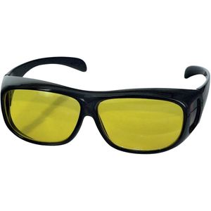 Orange Donkey HD Glasses Nachtbril Autobril - Gele glazen - Nachtzichtbril voor autorijden - Dames en Heren - Avondbril Overzetzonnebril zonder sterkte voor brlldragende