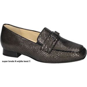 Hassia - Pumps - Donkerbruin - Nubuck - Brede K Wijdte