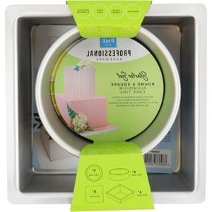 Starter Bundle Set van 2 - 10 cm diep - Cake Pan met Verlengingsopties
