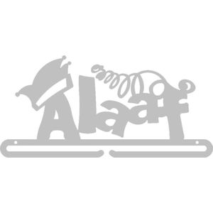 ALAAF Medaillehanger RVS (35cm breed) - Nederlands product - sportcadeau - topkado - medalhanger - medailles - Carnaval – optocht - muurdecoratie