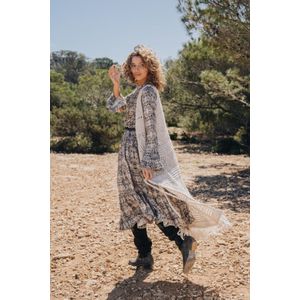 isla ibiza bonita - jurk - mystic leaves” dress - bohemian - nieuwe collectie