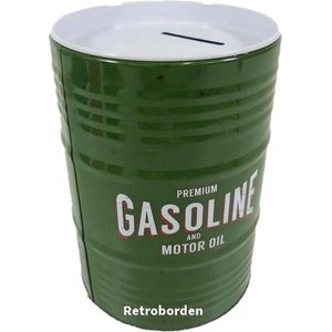 Spaarpot In Vorm Oil Vat - Premium Gasoline And Motor Oil (made in France)