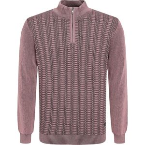 Gabbiano Trui Knit Melange Schipperstrui 614778 704 Mauve Mannen Maat - XL