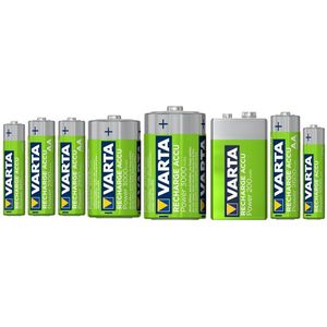 Varta oplaadbare batterijen - Varta Power Accu D - Batterij NiMH D/LR20 1.2 V 3000 mAh R2U 2-blister