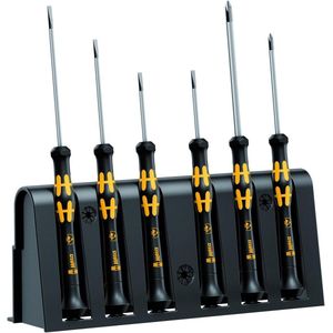 Schroevendraaierset 1578 A/6 elektronisch - ESD + rack - 6 delig