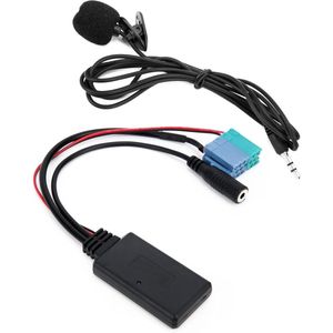 Bluetooth Aux Adapter - Microfoon Adapter - HulpAudiokabel - Bluetooth 5.0 - DC 12V - Vervanging voor Fiat Grande Punto