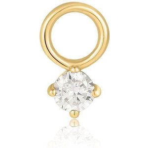Ania Haie AH EC052-01G Pop Charms Dames Hanger - Sieraad - Zilver - Goudkleurig - 925 Zilver - 5 mm breed - 1 cm lang