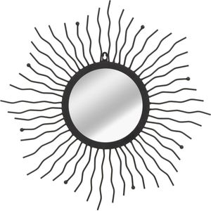 VidaXL-Wandspiegel-sunburst-80-cm-zwart