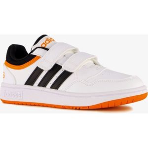 Adidas Hoops 3.0 CF C kinder sneakers wit zwart - Maat 30 - Uitneembare zool