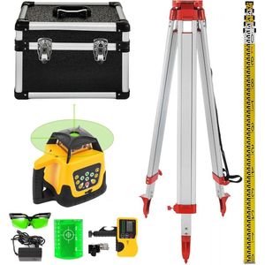 Afstandsmeter - Laser - Roterende Laser - Meetgereedschap - Bereik 500M - Groene Laser - Met Statief