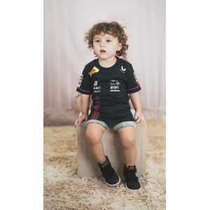 Formule 1 Red Bull Racing shirt voor kids | Navy | 100% katoen | Verstappen 1 | F1 Fans | Ideaal F1 cadeau | Maat 104 | 4 jaar | size 4T
