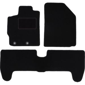 Zwarte veloursmatten voor: Toyota Yaris II hatchback (2005-2011)