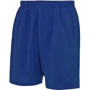 Just Cool Unisex korte broek 'Cool Short' met elastiek Royal Blue - XXL