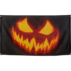Boland - Polyester vlag Creepy Pumpkin - Horror - Horror