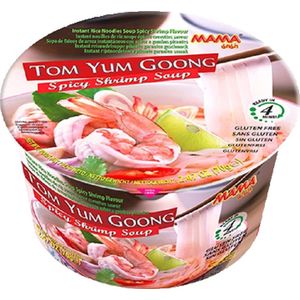 Mama - Instant Rijst Noedel Soep Tom Yum Goong - 6 stuks