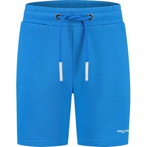 Ballin Amsterdam - Jongens Slim fit Shorts Sweat - Blue - Maat 8