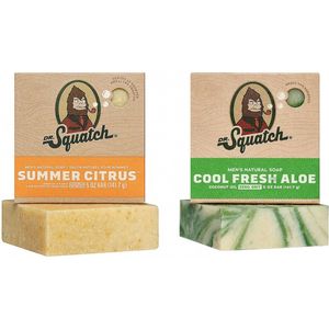 Dr. Squatch Zeep Bar Summer Citrus & Cool Fresh Aloe Soap Bar