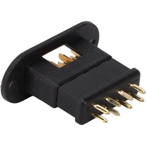 MPX Multiplex Connectors 8 Pin RC Man Vrouw Achthoekige Plug - 10 Stks 13.050 + 10 Stks 13.051 - Kabel connector starterset .
