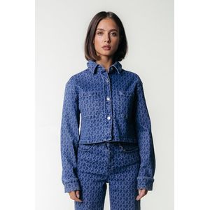 Colourful Rebel Olle Logo Denim Blouse - S