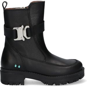 BunniesJR 222871-589 Meisjes Biker Boots - Zwart - Leer - Ritssluiting