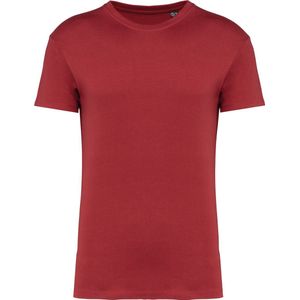 Biologisch unisex T-shirt ronde hals 'BIO190' Kariban Terracotta Rood - L